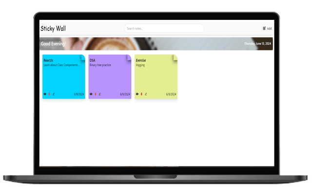 Sticky Wall project preview