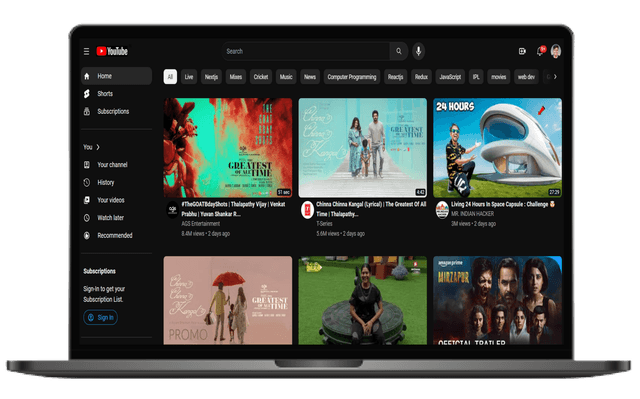 Youtube Sync project preview